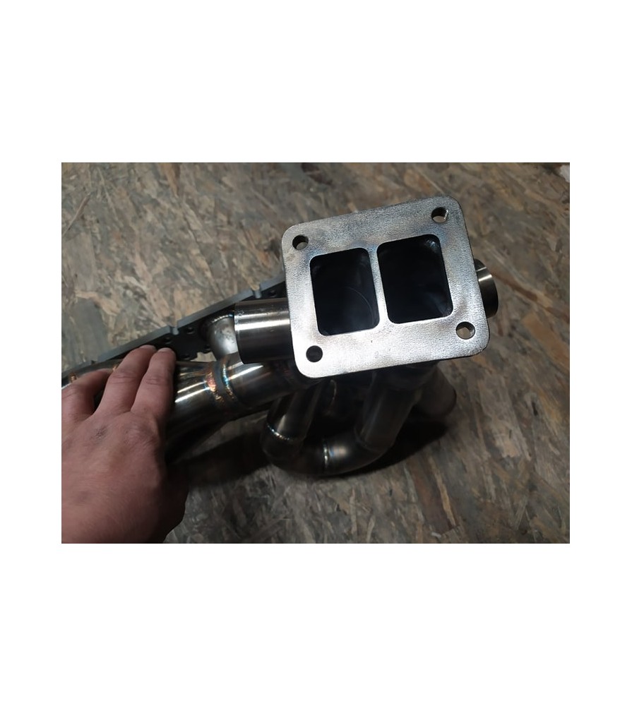 BMW E46 E36 M54 M52 M50 twinscroll dual wastegate Turbo exhaust