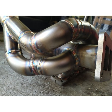 BMW E46 E36 M54 M52 M50 twinscroll dual wastegate Turbo exhaust ...