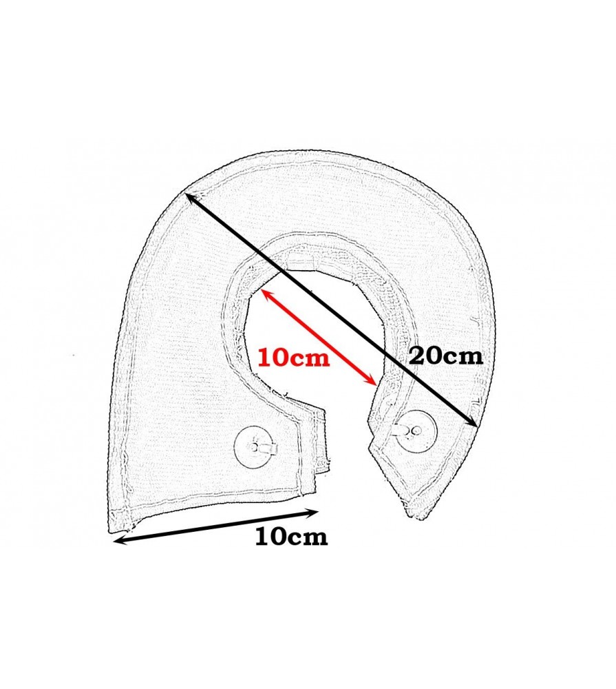 Exhaust turbo blanket T4 titanium type 1