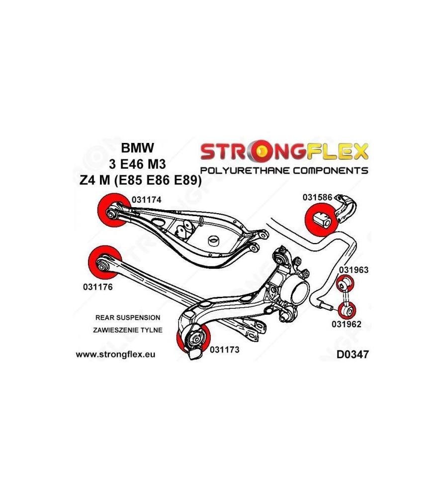 Full Suspension Bush Kit Sport Bmw E46 M3