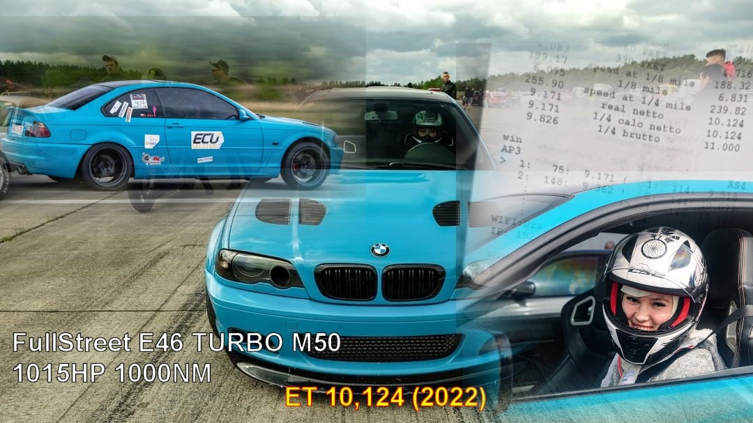 bmw turbo 1/4 mili